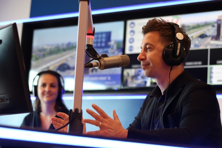 podcast opnemen studio